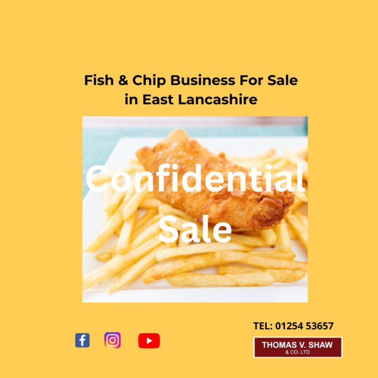 _INS - Fish & Chip For Sale in East Lancashire